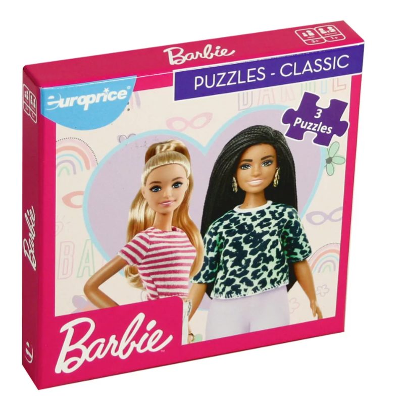 Problem Solving Barbie Mini Puzzles Barbie Classic Compact Jigsaw Puzzle for Happy Kids